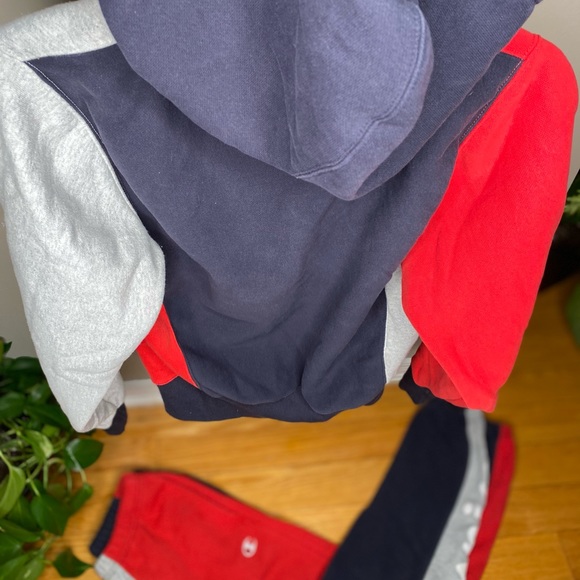 CHAMPION REVERSE WEAVE COLOURBLOCK TRACKSUIT - Picture 4 of 8